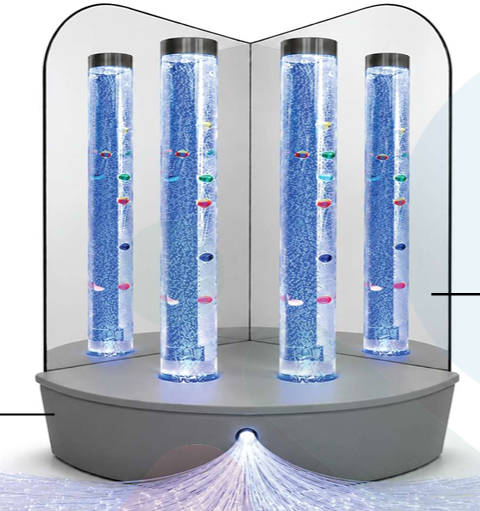 DOUBLE WATER BUBBLE TUBE WITH SOFA PLATFORM
